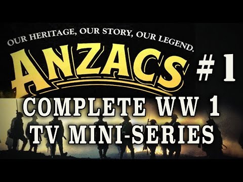 "Anzacs: The War Down Under" (1985) - Episode 1, WW1 Australian Drama