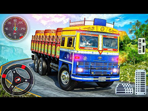 Indian Truck Offroad Driver Simulator 2022 - Heavy Cargo Mountain Truck - Android GamePlay