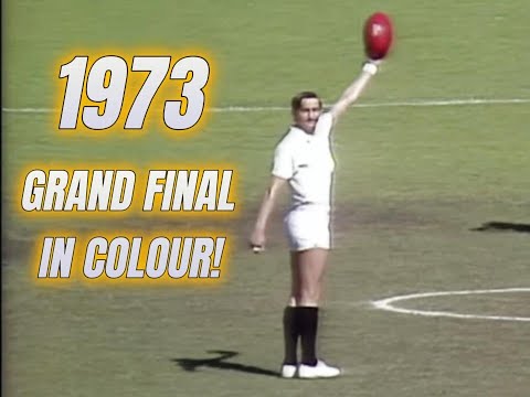 Never-before-shown: Ch9's colour recording of the 1973 VFL Grand Final. Richmond v Carlton.
