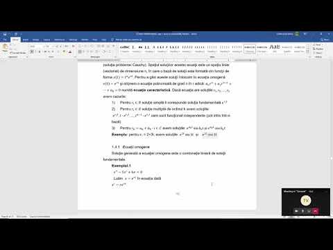Curs ecuatii diferentiale 09/04/2020