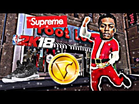 SANTA CLAUS BOONK GANG AT THE PARK IN THE SNOW!!! | NBA 2K18