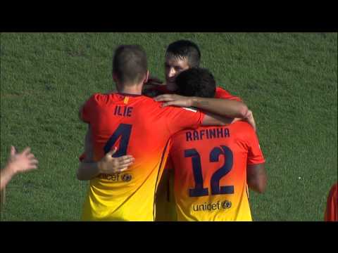 Gol de Espinosa (0-3) en el Hércules CF - FC Barcelona B Jornada 6