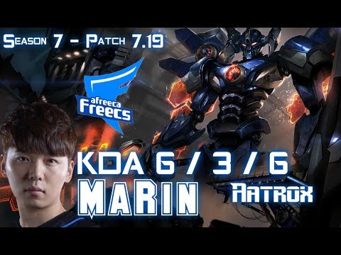AFs MaRin AATROX vs RUMBLE Top - Patch 7.19 KR Ranked