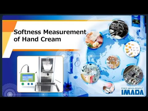 Softness Measurement of Hand Cream