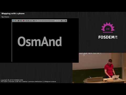 FOSDEM 2016: Mapping with a phone