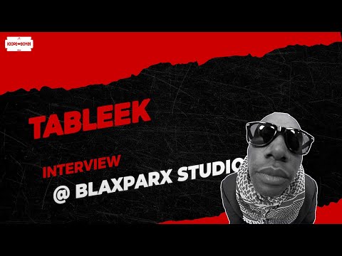 Tableek Gettin' Interviewed @ Blaxparx Studio