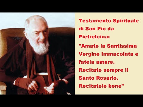 Santo Rosario Completo con San Pio da Pietrelcina