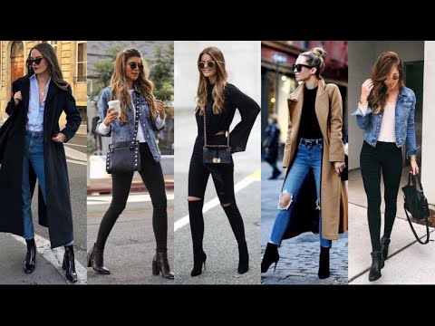Moda INVIERNO 2022 | OUTFITS CON BOTAS Y BOTINES PARA INVIERNO 2022 Tendencias de Moda 2022