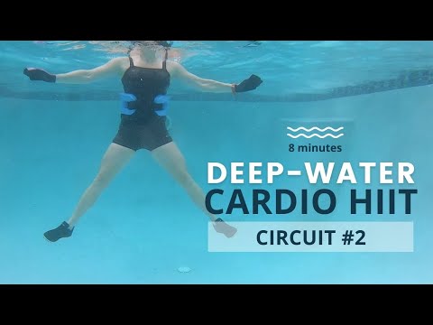 Water Aerobics Workout: Cardio HIIT Circuit #2     |     Deep-Water Aerobic Series