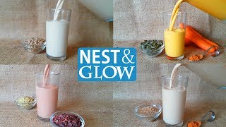 Seed Milk 4 Ways Recipes - Dairy-free, Nut-free and Vegan