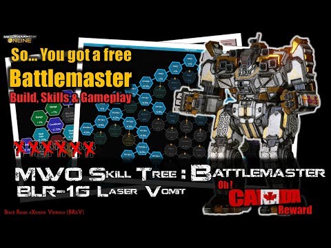 [BRxV] MWO Skills & Build : Your Free Battlemaster BLR-1G