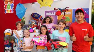 Jason and the Toy Store Adventure with Kids