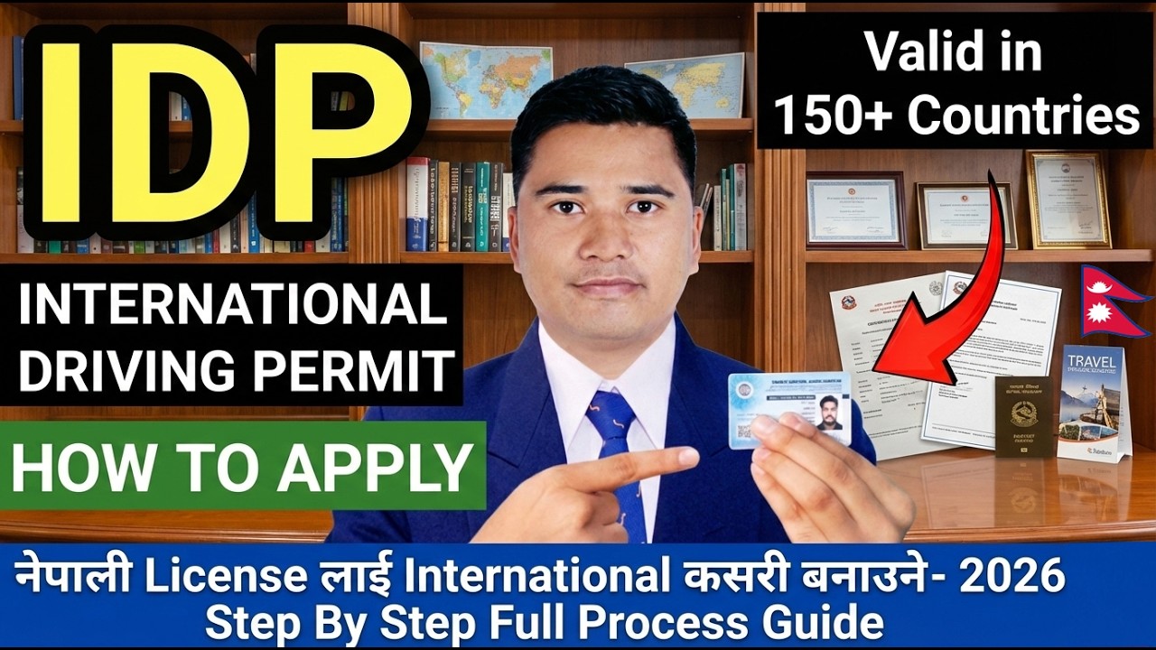 International Driving Permit कसरि पाउने ? Nepal को License लाई International बनाउने सरलतम तरिका