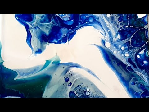"The splash" - Swipe | Acrylic pouring | Fluid art