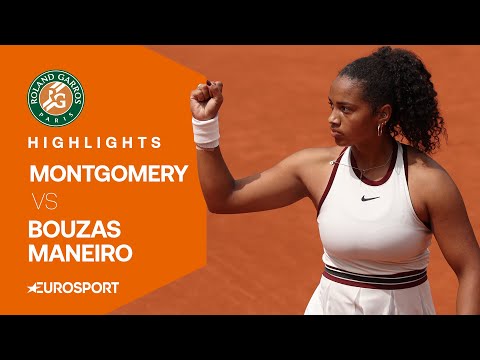 Robin Montgomery vs Jessica Bouzas Maneiro | Round 2 | French Open 2025 Highlights 🇫🇷