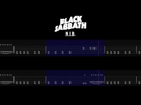 Black Sabbath - N.I.B. | Full Song Guitar Play-Along with On-Screen Tabs