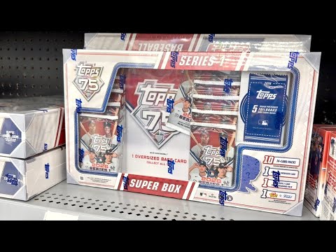 2026 TOPPS SUPER BOXES FROM WALMART!