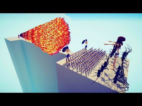 100x SPOOKY ARMY vs EVERY GOD - TABS - Totally Accurate Battle Simulator