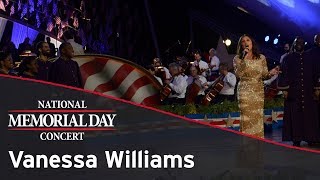Vanessa Williams performing on the 2017 National Memorial Day Concert
