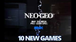 10 New Games SNK NEO GEO