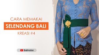 Download lagu Busana: Cara Memakai Selendang (Senteng) Bali untuk Wanita: Kreasi #4 mp3