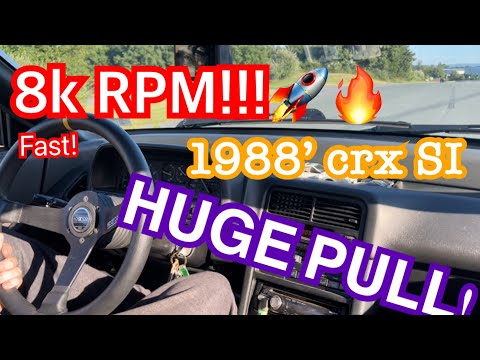Absolutely BEATING on 88’ crx SI