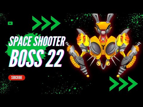 Space Shooter Galaxy Attack Boss Level 22 | Boss 22 Fight- Gameplay IOS & Android