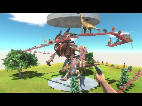 Kaiju Parkour - FPS Avatar Jump Around Kaiju Raijin - Animal Revolt Battle Simulator