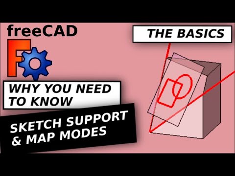 FreeCAD Basics of Using Sketch Attachment Modes