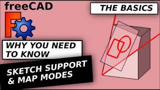 FreeCAD Basics of Using Sketch Attachment Modes