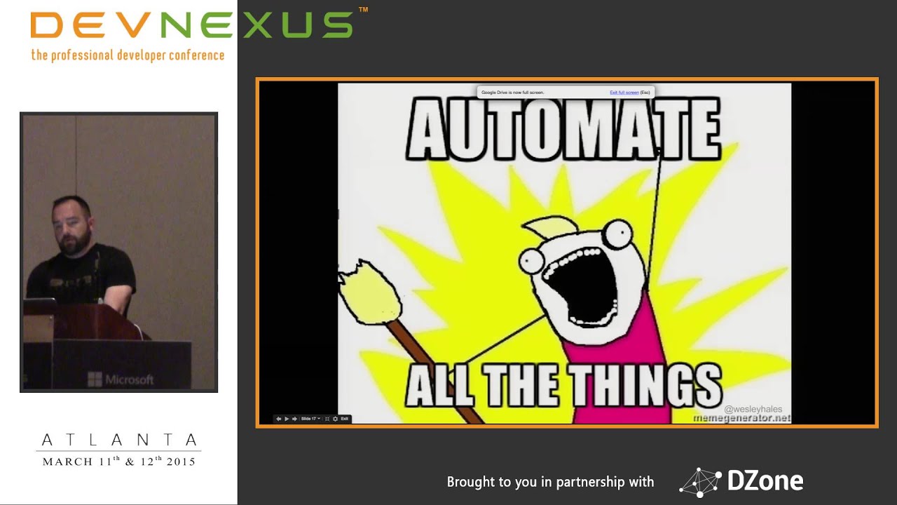 Devnexus 2015 - Automating Web Performance Testing with PhantomJS2 - Wesley Hales