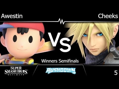 Rushdown 5 - FX | Awestin (Ness) vs FRKS | Cheeks (Cloud) Winners Semifinals - SSBU