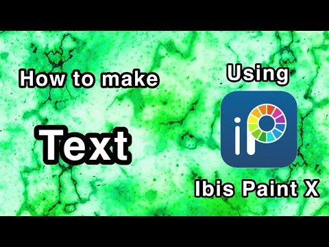 How to make Text in thumbnails or banners for YouTube - Ibis Paint X Tutorial on iOS and Android