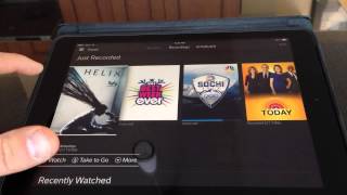 Demo of Xfinity X1 Cloud DVR iOS App