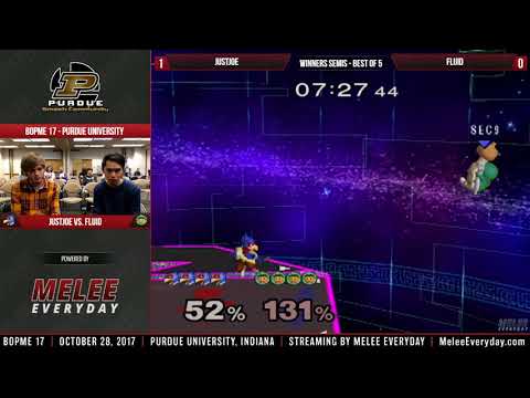 BopMe 17 - JustJoe (Falco) vs. Fluid (Ice Climbers) - SSBM - Top 8, Winners Semis