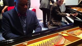 NAMM 2014 Kenneth Crouch and Michael Gallant playing at Fazioli pianos