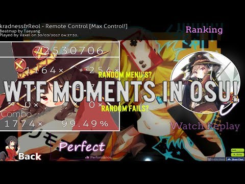 WTF Moments In Osu!