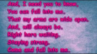 Fall Into Me by Emerson Drive Lyric Video
