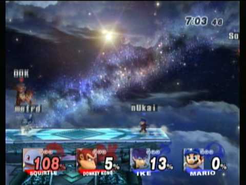 ook (DK) & Sothe (Squirtle) vs metroid1117 (Ike) & CrimsonWolf (Mario) 1