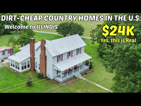 Dirt-Cheap Illinois Country Homes You Can Actually Buy Right Now (From $24K!)