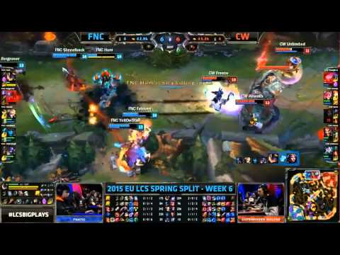 Fnatic vs Copenhagen Wolves - HIGHLIGHTS - EU LCS Spring 2015 - W6D2 - Season 2015 - LoL