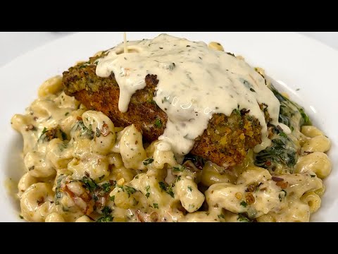 HOW TO MAKE HERB CRUSTED SALMON WITH TUSCAN PASTA!