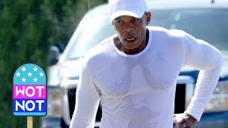 Dr Dre builds up a Sweat with EPIC workout in the LA Heat