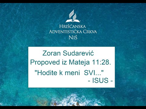 Zoran Sudarević - Hodite k meni svi (Isus)