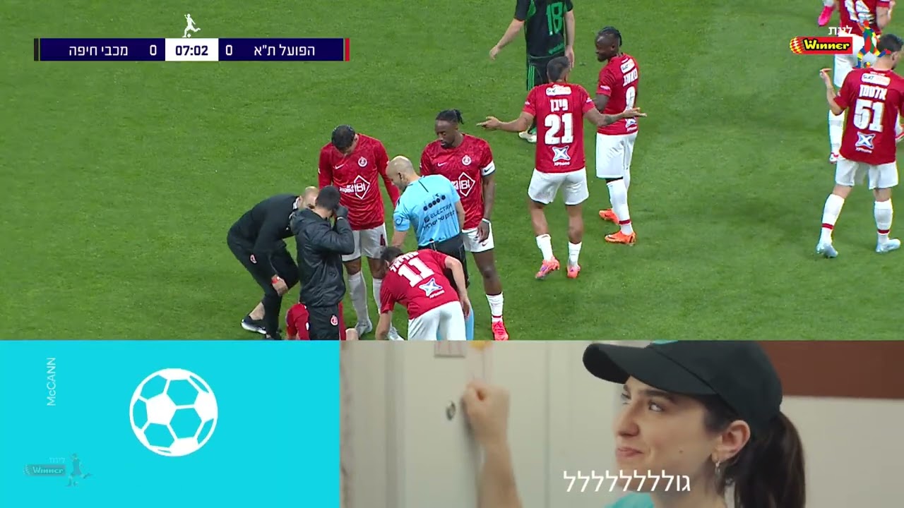 מחזור 25 | המשחק המלא: הפועל ת"א - מכבי חיפה 0-2