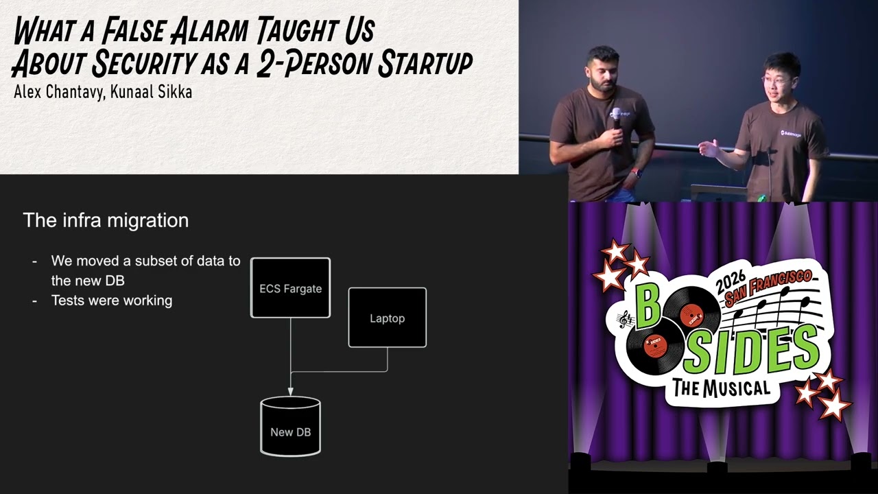 BSidesSF 2026 - What a False Alarm Taught Us About Security as a... (Alex Chantavy, Kunaal Sikka)