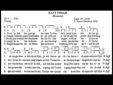 SAAT INDAH | Lagu Komuni | Lagu Rohani Katolik