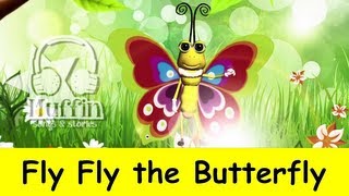 Fly Fly the Butterfly | Family Sing Along - Muffin Songs