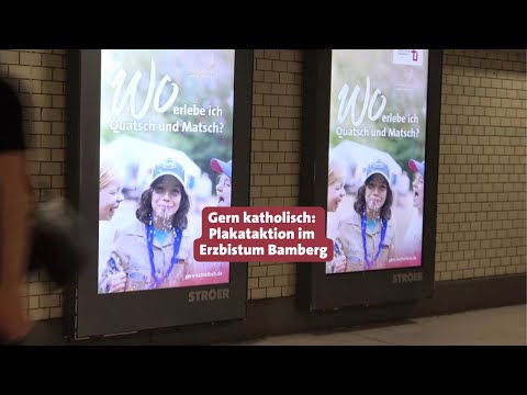 Gern katholisch: Plakataktion im Erzbistum Bamberg