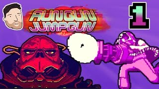 Let's Play RunGunJumpGun - PART 1: Rainbows, Blasters, and DEATH | RunGunJumpGun Gameplay